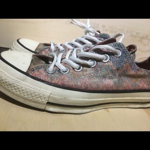 Women’s sparkle rainbow converse